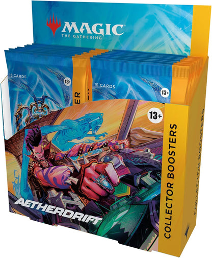 Magic: The Gathering TCG: Aetherdrift Collector Booster Box - 12 Packs