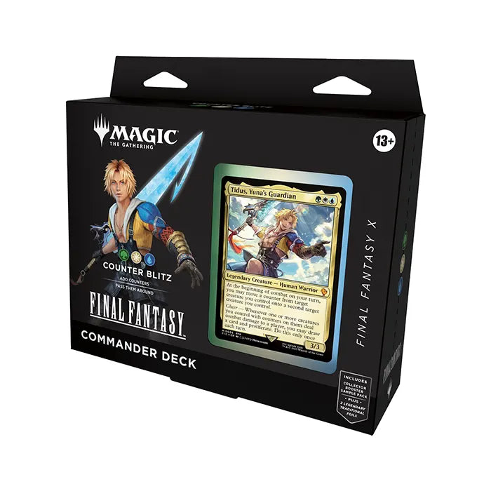 Magic: The Gathering TCG: Final Fantasy Commander Decks - Complete  Set of 4
