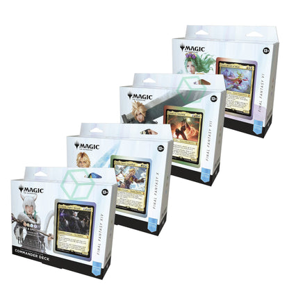 Magic: The Gathering TCG: Final Fantasy Collector Premium Edition Commander Decks - Includes All 4 Surge Foil Decks