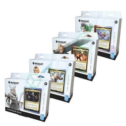 Magic: The Gathering TCG: Final Fantasy Collector Premium Edition Commander Decks - Includes All 4 Surge Foil Decks