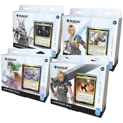 Magic: The Gathering TCG: Final Fantasy Collector Premium Edition Commander Decks - Includes All 4 Surge Foil Decks