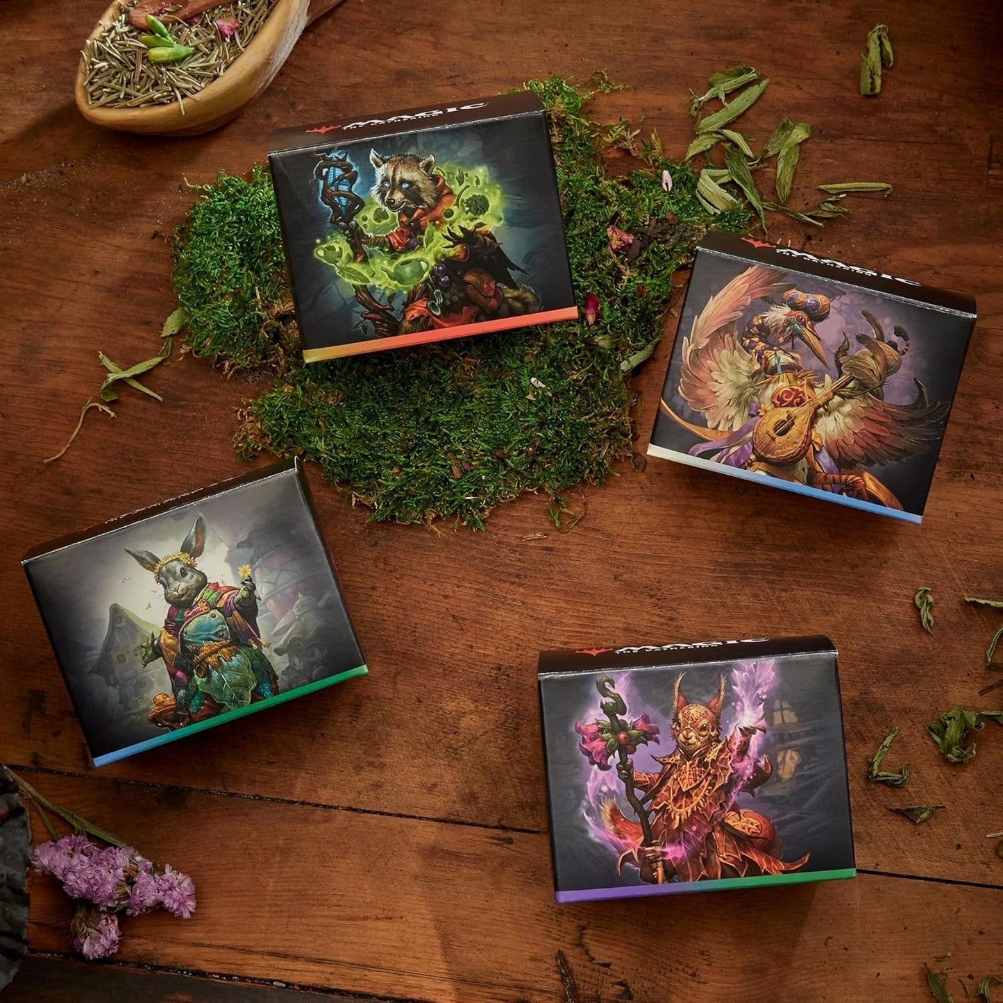 Magic: The Gathering TCG: Bloomburrow Commander Deck Bundle - 4 Deck Set