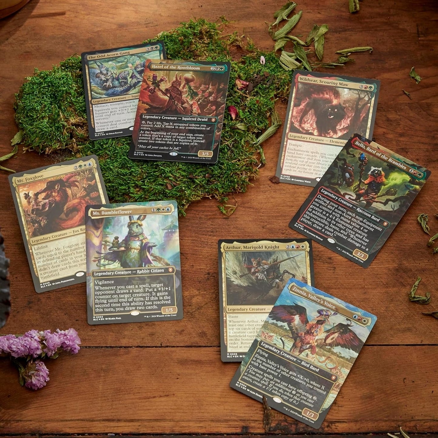 Magic: The Gathering TCG: Bloomburrow Commander Deck Bundle - 4 Deck Set