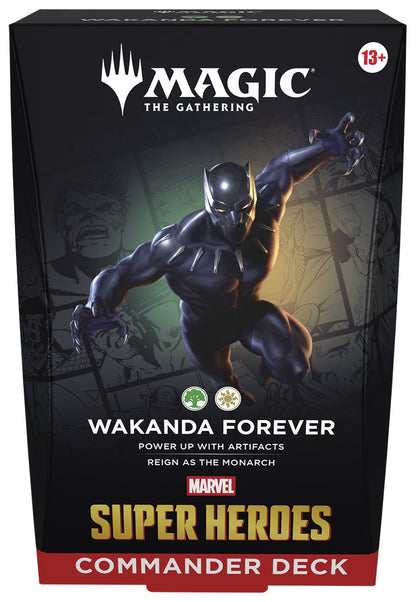 Magic: The Gathering TCG: Marvel Super Heroes Commander Display - Set of 4