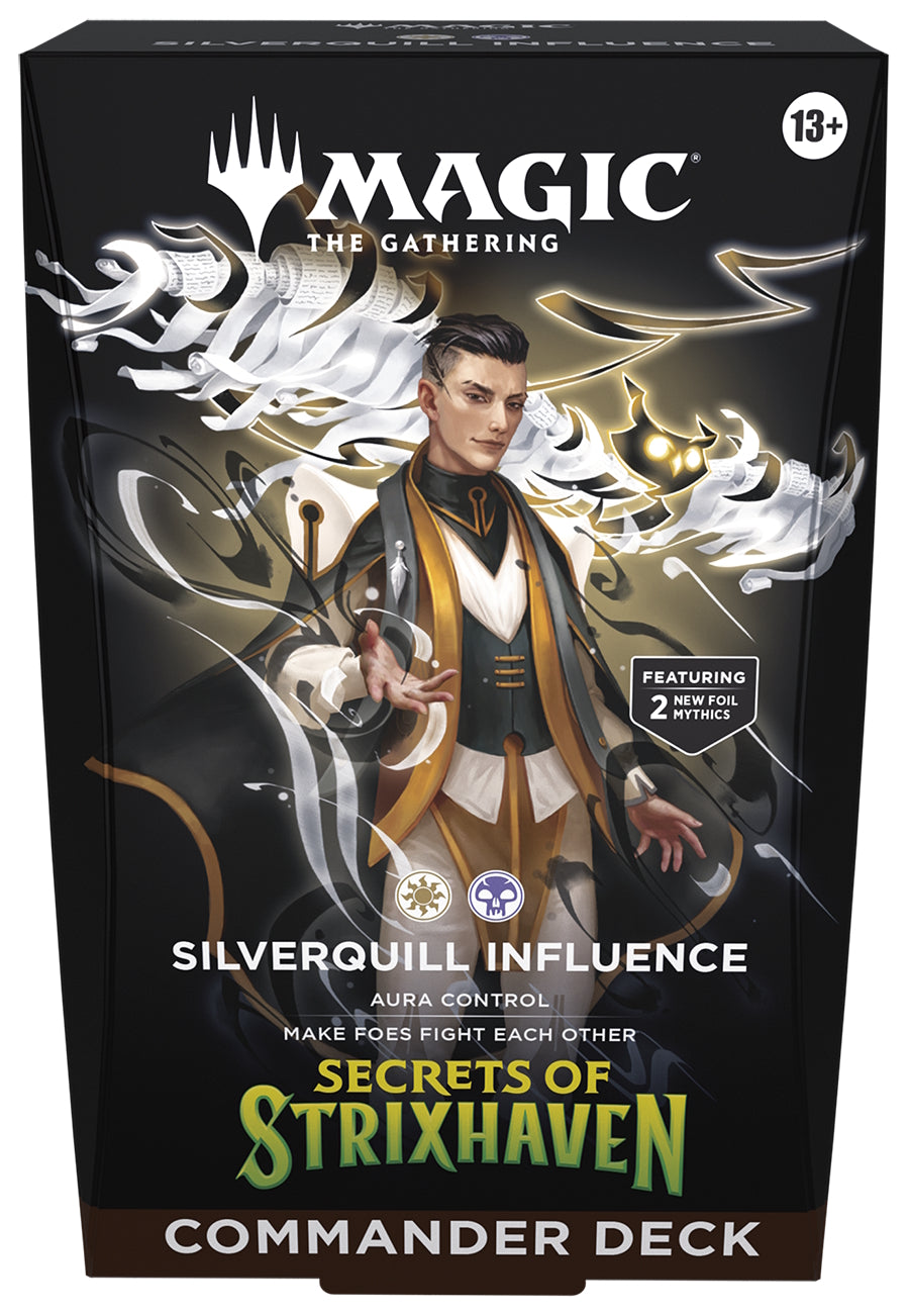 Magic: The Gathering TCG: Secrets of Strixhaven Commander Decks - Set of 5