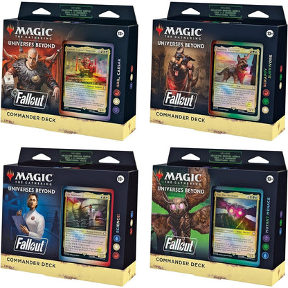 Magic: The Gathering TCG: Fallout Commander Decks - Set of 4