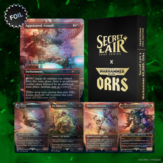 Magic: The Gathering TCG: Secret Lair x Warhammer 40,000: Orks - FOIL