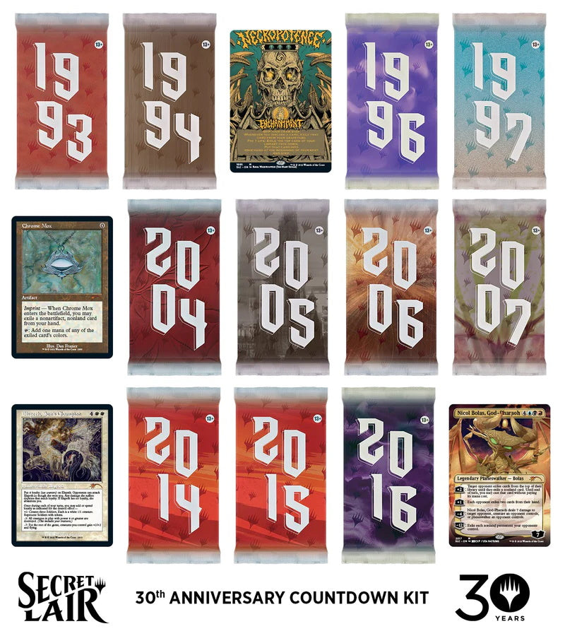 Magic: The Gathering TCG: Secret Lair Drop Series - 30th Anniversary Countdown Kit