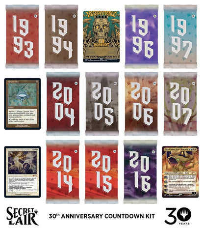 Magic: The Gathering TCG: Secret Lair Drop Series - 30th Anniversary Countdown Kit