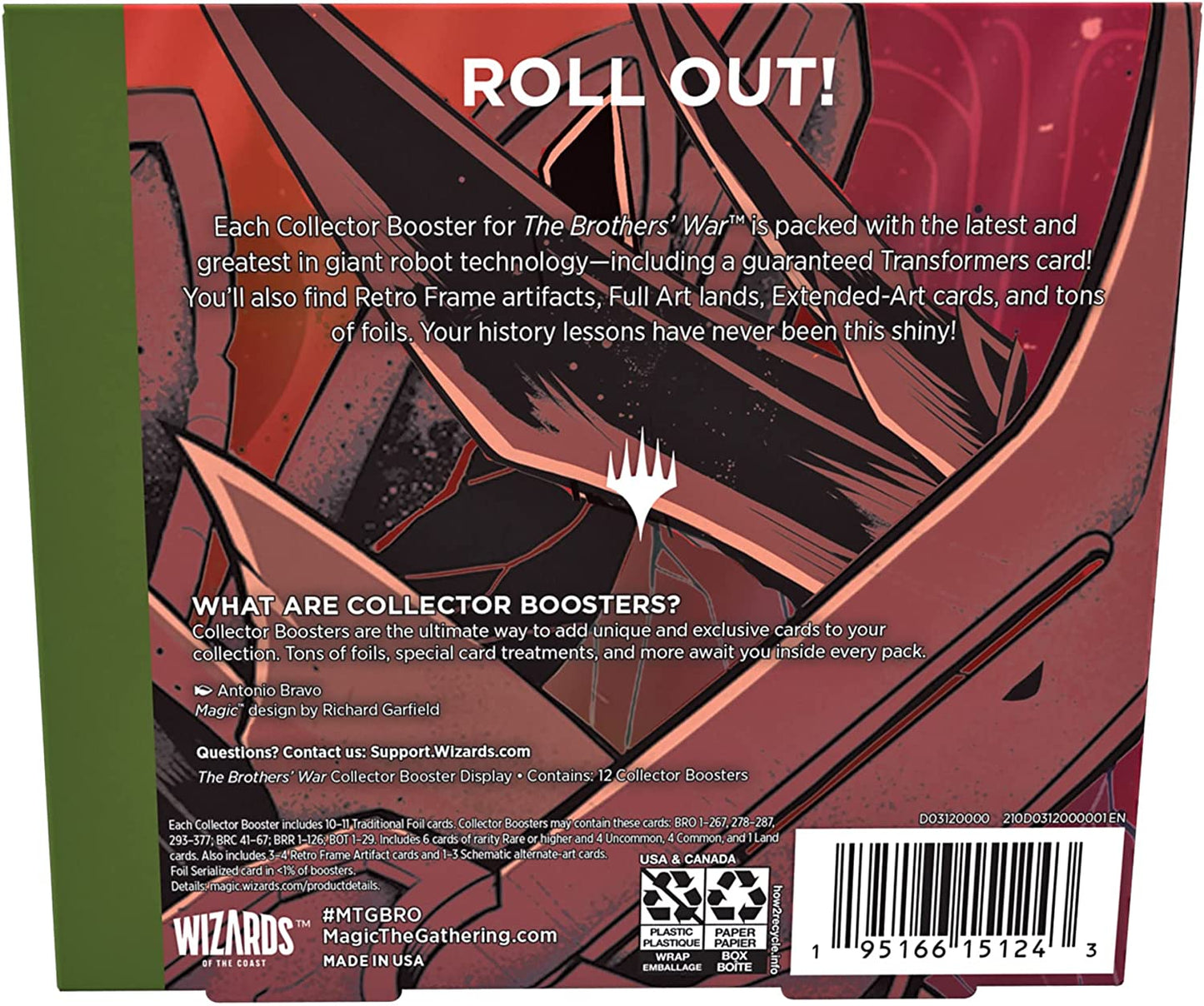 Magic: The Gathering TCG: The Brother's War Collector Booster Box - 12 Packs