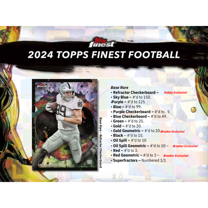 2024 Topps Finest Football Breaker's Delight Box