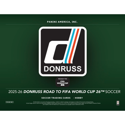 2025/26 Panini Donruss Road To FIFA World Cup 26 Soccer Hobby 12 Box Case