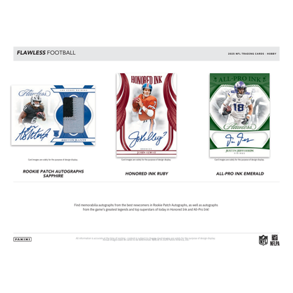 2025 Panini Flawless Football Hobby 2 Box Case