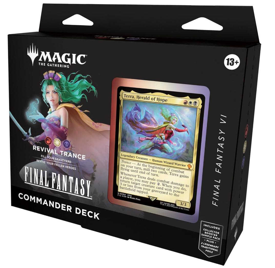Magic: The Gathering TCG: Final Fantasy Commander Decks - Complete  Set of 4